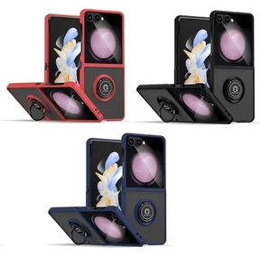 Shockproof Magnetic Ring Kickstand Rotatable Case for Samsung Galaxy Z Flip 7 - Picture 1 of 7