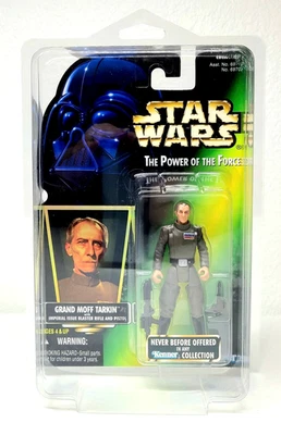 Figura de acción Star Wars GRAND MOFF TARKIN 1996 POTF tarjeta holograma con estuche casi nueva Foto 1 de 4