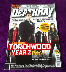 Death Ray Magazine Issue 10 - February 2008 - Torchwood, Primeval, Aliens - Picture 1 of 1