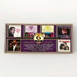 Soul Superstars Collection 6 CDs Marvin Gaye, James Brown, Barry White, Turner - Picture 1 of 6
