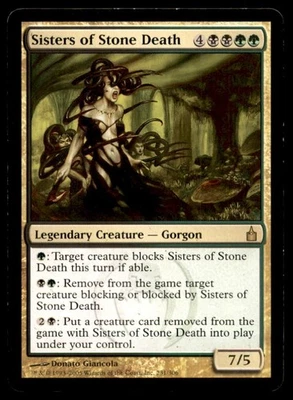 MTG Sisters of Stone Death Ravnica Moderate Play Regular Magic the Gathering - Image 1 of 2