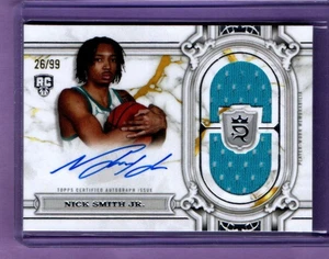 2023-24 TOPPS ROYALTY NICK SMITH JR. REGALIA RELIC SIGNATURES RC AUTO # 26/99 - Picture 1 of 2