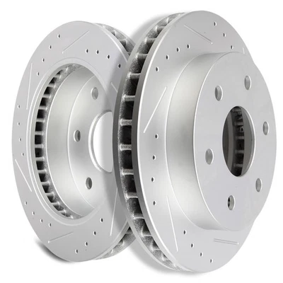 Front Brake Rotors For 1999-2000 Cadillac Escalade 1994-1999 GMC K2500 Suburban Foto 1 de 4