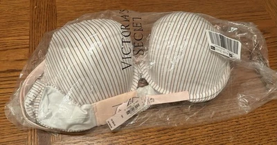 Sujetador Victoria’s Secret Body By Victoria Forma Perfecta Rosa/Azul Marino Rayas 38C Nuevo con Etiquetas  Foto 1 de 4