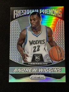 2014-15 Panini Prizm Freshman Phenoms Andrew Wiggins Silver Prizm #1 RC - Picture 1 of 2
