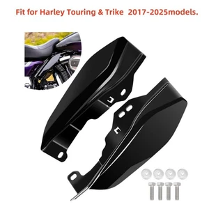 Mid-Frame Air Deflectors Fit For Harley Touring Road Street Glide Trike 2017-25 - Picture 1 of 10
