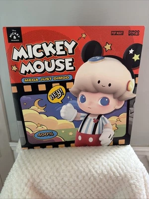 POP MART Dimoo Mega Just Dimoo Mickey Mouse Figure 400% Brand New! US Seller - Image 1 of 4