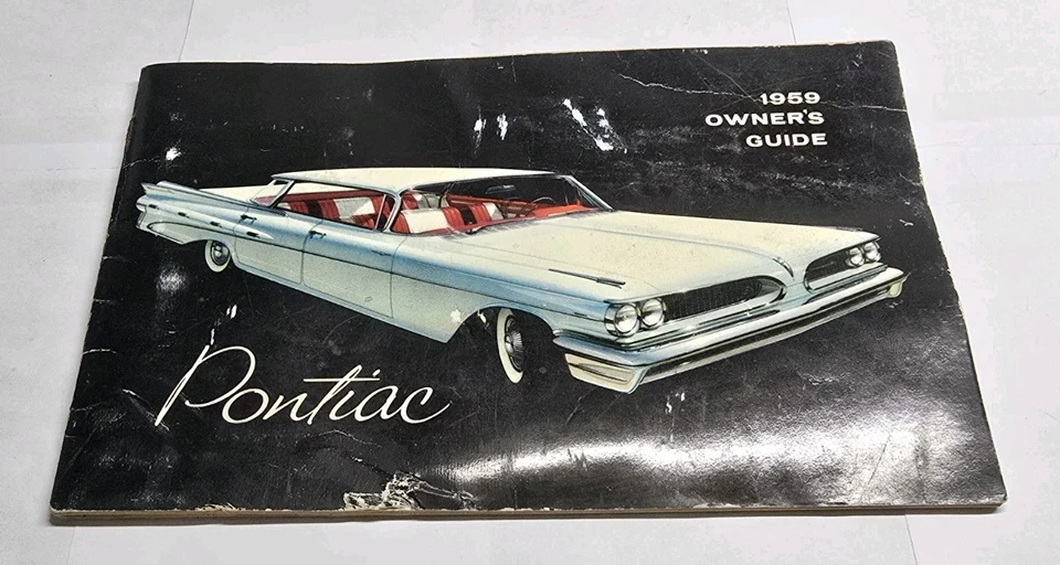 Original OEM 1959 Pontiac Owner’s Guide Bonneville Catalina StarChief - Imagem 1 de 4