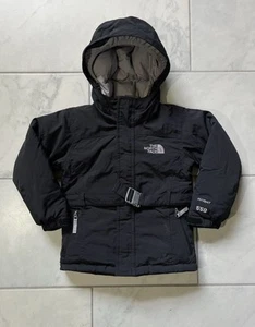 North Face 550 Down Fill Jacket Hoodie 2XS XXS 5 Youth Girl Puffer Lining Hyvent - Picture 1 of 20