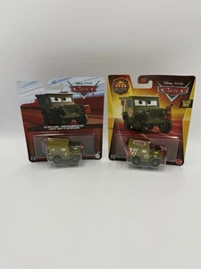 2025 Disney Pixar Cars Pit Crew Sarge and Race & Rescue Sarge - Picture 1 of 24