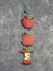 Wooden Apple Decor Wall Hanging - Picture 1 of 3
