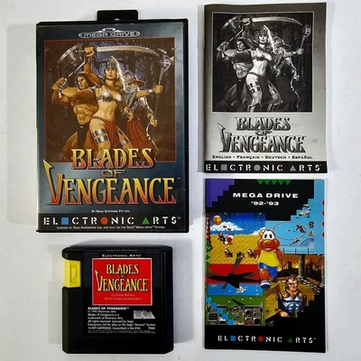 SEGA MEGA DRIVE Fantasy Brawler BLADES OF VENGEANCE Pal Hack'n Slash Castlevania - Bild 1 von 4