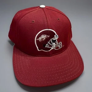 Vintage UofA Arkansas Razorbacks ProLine Red Adjustable Snap Back Hat Helmet USA - Picture 1 of 7