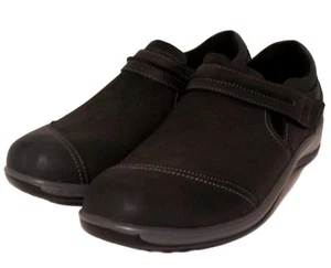 Orthofeet 813 Solerno Orthotic Slip On Gray Leather Comfort Shoes Womens 10 Wide - Picture 1 of 8