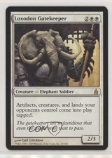 2005 Magic: The Gathering - Ravnica: City of Guilds Loxodon Gatekeeper #25 5f7