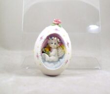Dreamsicles Cherub In Collectible Egg SPECIAL ANGEL Rainbow, Clouds, Roses