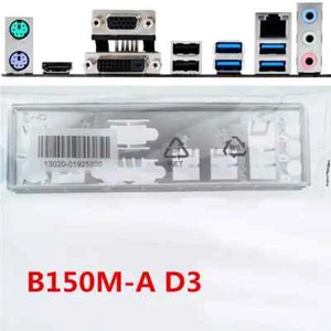 IO I/O SHIELD back plate BLENDE BRACKET for ASUS B150M-A D3 - Bild 1 von 1