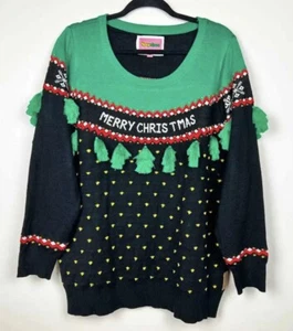 Tipsy Elves Damen Pullover Merry Christmas Tree - Bild 1 von 10