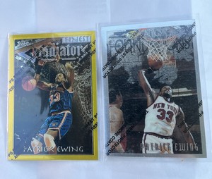 1996-97 Topps Finest Gold & Silver W/ Coating Patrick Ewing New York Knicks