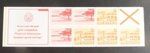 Folleto Surinam 1976 define avión rojo montado como nuevo - Imagen 1 de 2