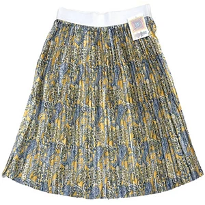 NWT LulaRoe SMALL Jill Skirt Skirt Pleated Paisley **Rare** MSRP $55 - Picture 1 of 3