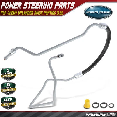 Power Steering Pressure Line Hose Assembly for Chevy Uplander Buick Pontiac 3.9L - Image 1 of 4