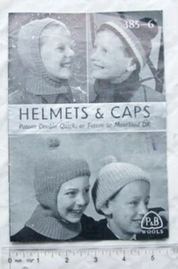 Vintage: P&B 385 boys Helmets & Caps - Picture 1 of 1