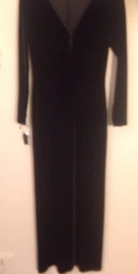 A.B.S. Vestido Terciopelo Negro 10 Foto 1 de 4