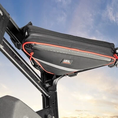 UTV Roll Bar Triangle Storage Bag Overhead Corner Bag for Most UTV & Road Bike - Image 1 of 4