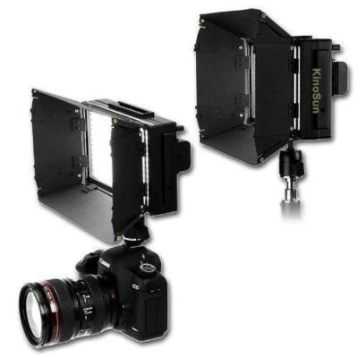 LED312DS bi-color on camera light +2* Batteries LCD screen photo video DSLR - Image 1 of 4