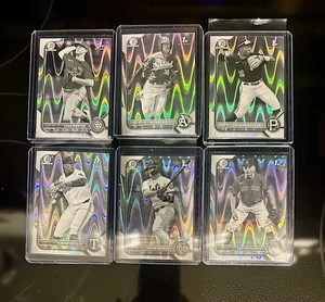 2022 BOWMAN DRAFT CHROME Black & White RayWave PROSPECTS  ALL GM TO MT - pick