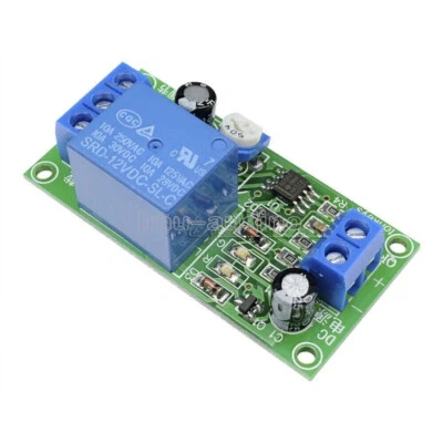 DC12V 0-60 Second Delay Time Turn off Switch NE555 Adjustable Timer Relay Module - Image 1 of 4