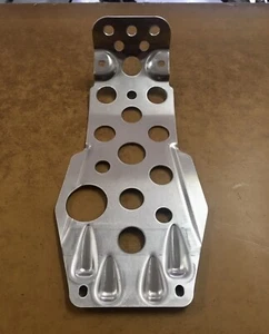 KAWASAKI KXF 250 2007 - 2008 PARAMOTORE INFERIORE + 4 VITI GUARD,ENGINE,LWR - Imagen 1 de 2