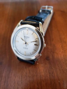 HOVERTA SWISS 14K BEZEL WRIST WATCH AUTOMATIC AND WELL SERVICED   1955 - Bild 1 von 10