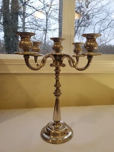Paul Revere Silversmith~Silver Plated Five Light Candelabra~Pre-owned - Picture 1 of 5