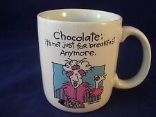 Debbie Tomassi Stoneware Mug Chocolate: It's Not Just For Breakfast Anymore 