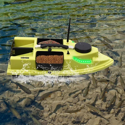Neu Wireless Bait Boat Angeln Köderboot 4 Fächer Angeln Köderboot mit GPS - Bild 1 von 4