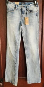 NWT Girls' Silver Jeans Co. Tammy Slim Fit Bootcut Jeans Sz 16 New Flare - Picture 1 of 6