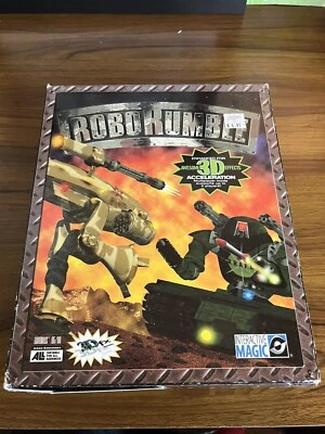 RoboRumble - RARE RETRO PC Game -  Windows Complete With Registration & Manual - Image 1 of 3