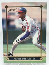 Kenny Lofton 1992 Leaf Gold Leaf Rookies #BC-4 Insert