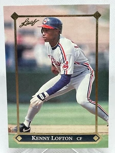 Kenny Lofton 1992 Leaf Gold Leaf Rookies #BC-4 Insert - Picture 1 of 2