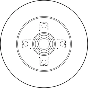 BRAKE DISC (PAIR)/ for CITROEN,PEUGEOT,OPEL,VAUXHALL & DS (249mm) REAR BD1456HS - Picture 1 of 1