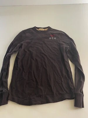 Camisa Hollister Manga Larga Bordada Mediana M  Foto 1 de 4