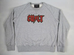 Cult of Individuality Sweatshirt XL Gray Crewneck Pullover Embroidered - Picture 1 of 9