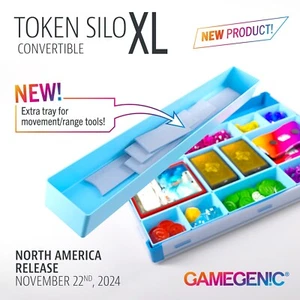 Gamegenic TOKEN SILO XL Convertible Storage Box- NEW **CHOOSE YOUR COLOR** - Picture 1 of 22