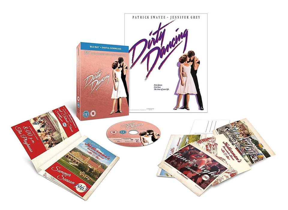 Dirty Dancing 30th Anniversary Collector's Edition [Blu-ray] Poster Artcards Map - Image 1 of 3