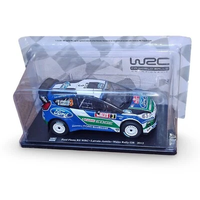 Ford Fiesta RS WRC Wales Rally GB 2012 Latvala 1/24 Modellino Auto Die-Cast - Immagine 1 di 4