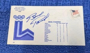 NHL 1980 Lake Placid First Day Cover Brad Park autograph - Picture 1 of 2