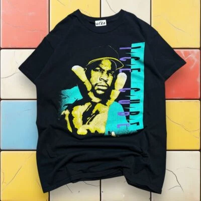 Ice Cube Rap Band Shirt y2k Retro Black and Yellow Tee Mens Size M - Image 1 of 4
