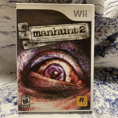 Manhunt 2 (Nintendo Wii, 2007) Game, Case, & Manual - TESTED - Image 1 of 4